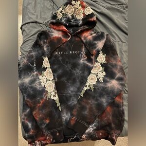 Unisex Men’s L Civil Regime Embroidered Hoodie